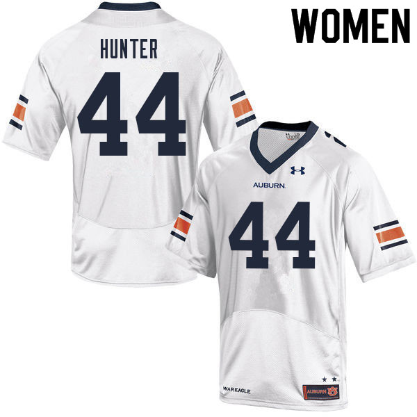 Auburn Tigers Women's Lee Hunter #44 White Under Armour Stitched College 2021 NCAA Authentic Football Jersey RFD5174SE